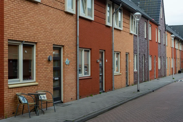 A row of houses