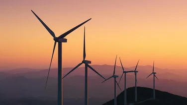 wind turbines on hills