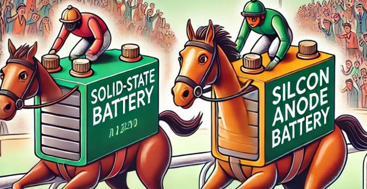 Silicon anode or solid-state batteries.