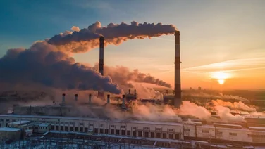 Coal factory emissions