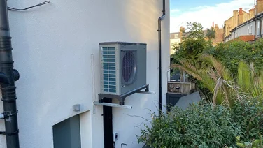 Air source heat pump in London