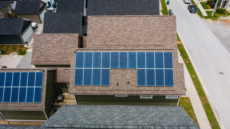 Polycrystalline solar panels
