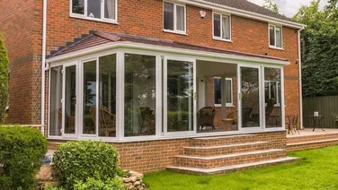 Tiled roof conservatory.