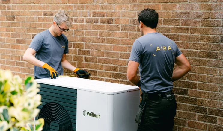 Heat pumps installations, provided by Aira