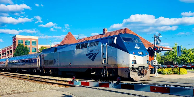 Amtrak train