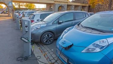 EVs charging in Oslo, Norway