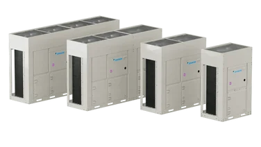 The four different types of the Daikin heat pumps