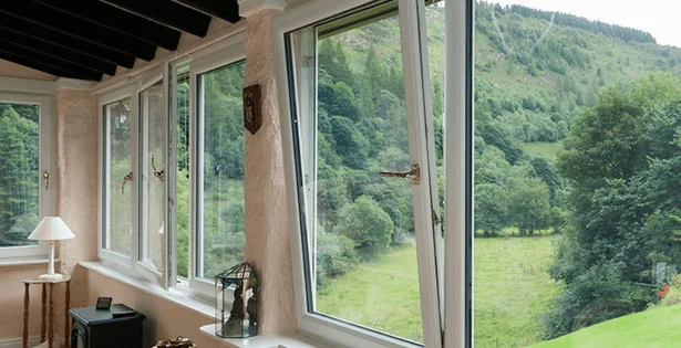 Tilt and turn double glazing window