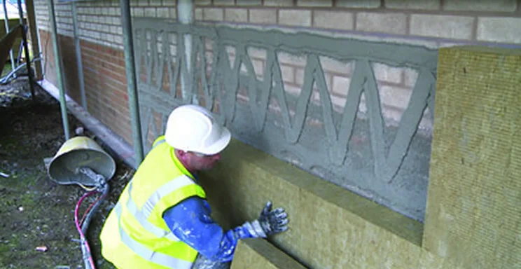 EWI installation.