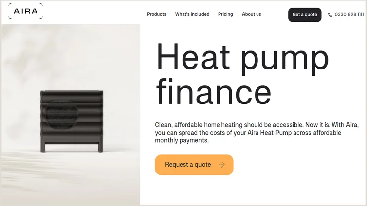 Aira finance screenshot