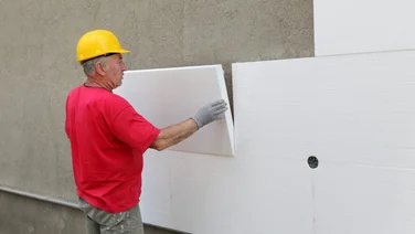 External wall insulation.