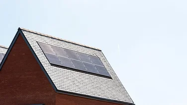 Integrated solar panels on UK home