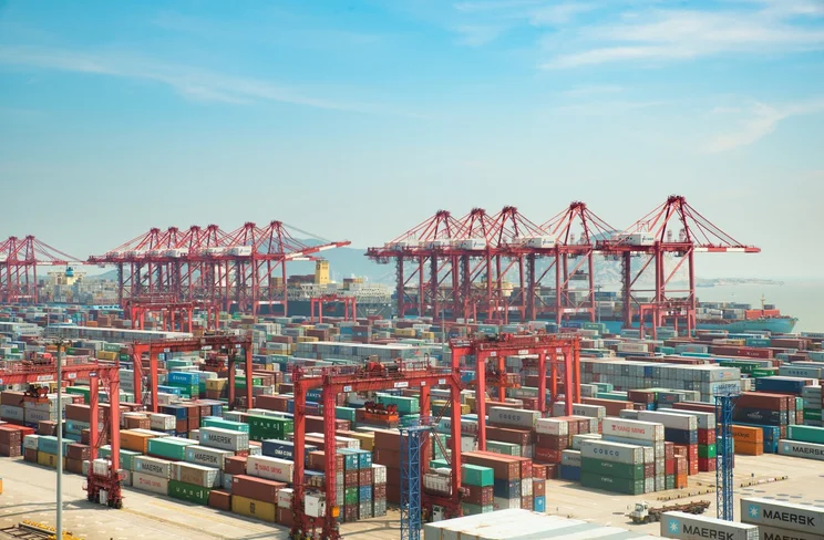 Port of Shanghai, China's biggest trade hub