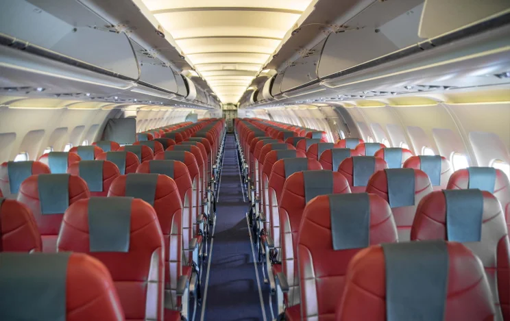 empty plane with no passengers