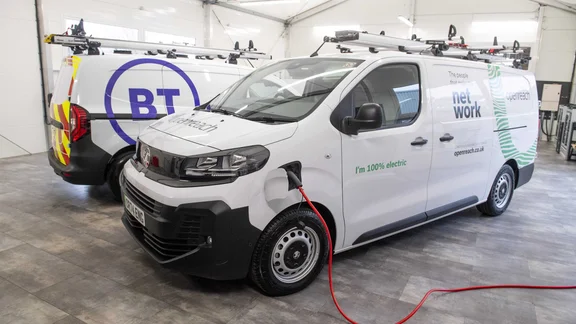 A BT Group electric van