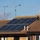 Solar panels on the roof of a house