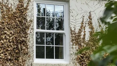 uPVC sash windows.