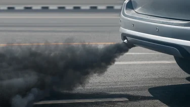car emits pollution