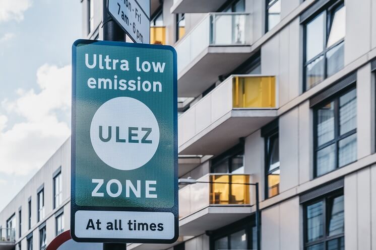 ulez sign in london