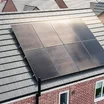 Solar panels on a new build roof