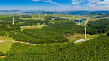 wind turbines in the uk countryside