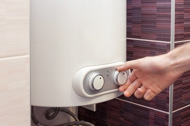 someone adjusts their boiler temperature