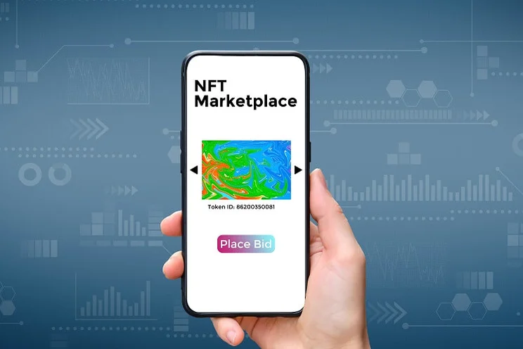 someone buying an NFTs
