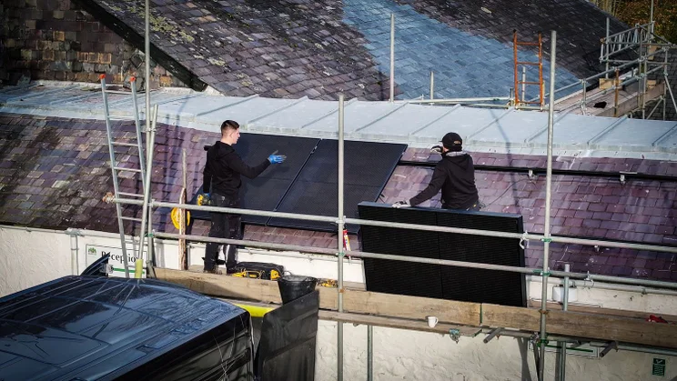 Solar Fast - installing a solar panel
