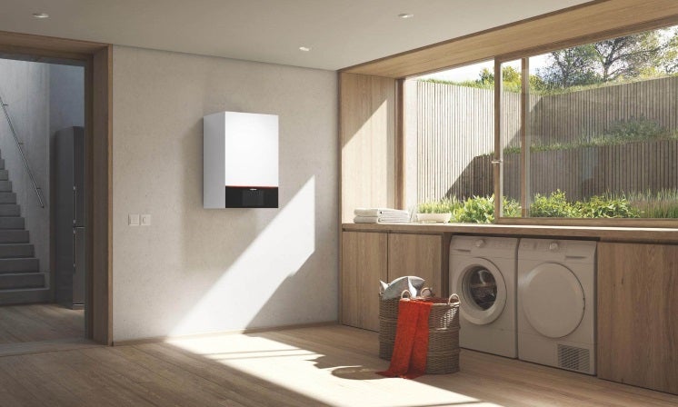 A Viessmann Boiler in a kitchen