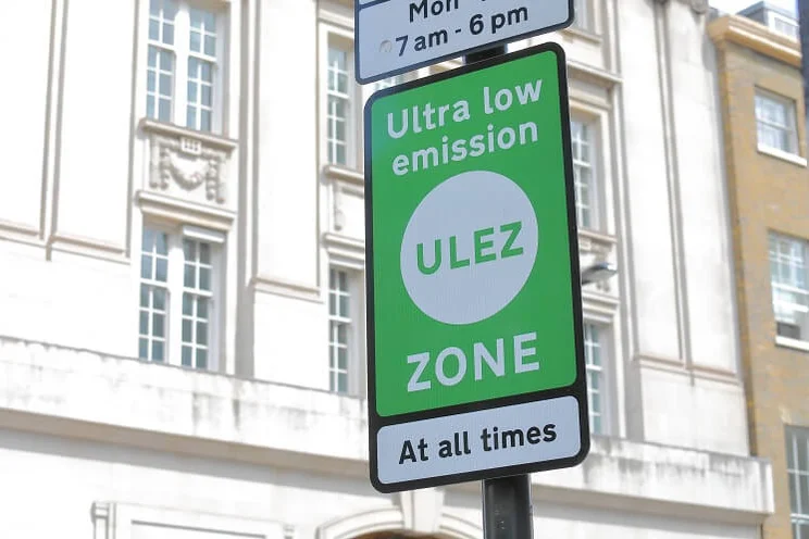 ULEZ sign in London