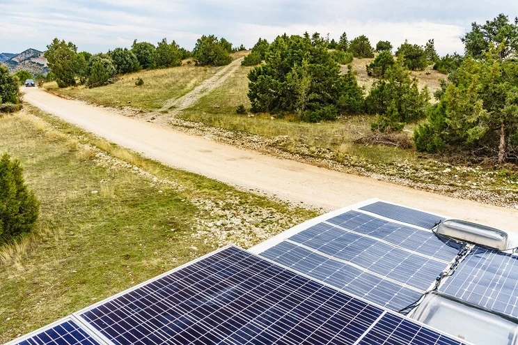 Thin film solar panels