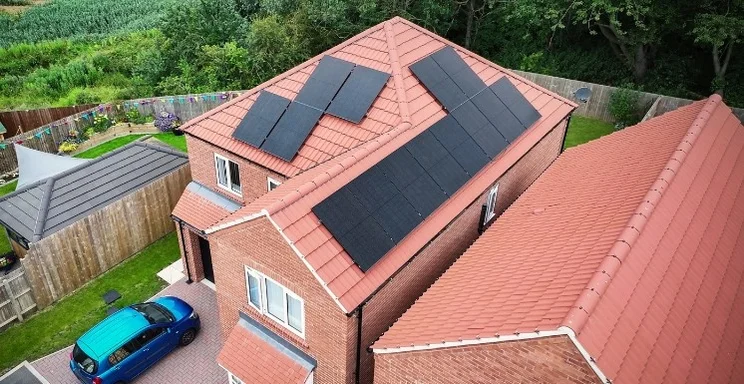 Solar Fast - solar panels on a roof