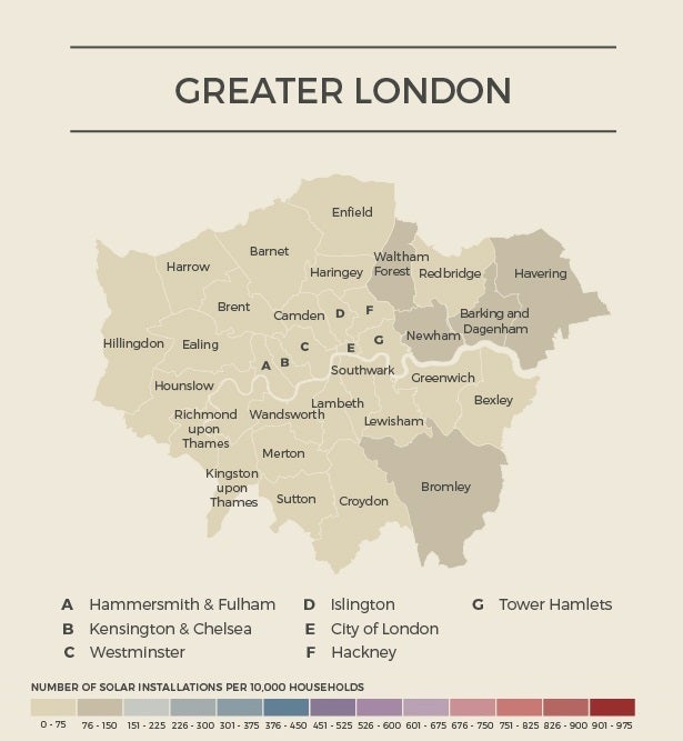 London Solar Map
