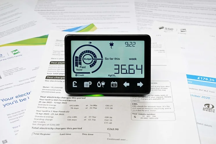smart meter on uk electricity