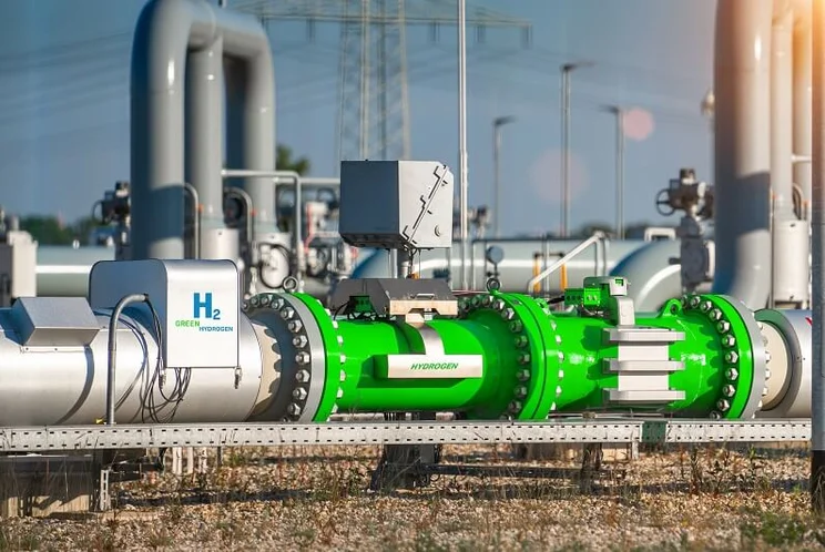Green hydrogen pipe
