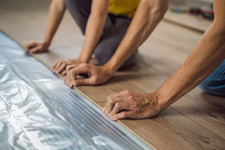 Installing infrared underfloor heating
