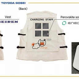 Toyoda Gosei unveils wearable solar vests