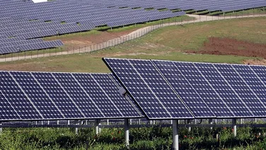 Global solar production up.