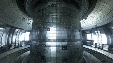 Inside of a Nuclear fusion reactor