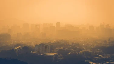 Smog over city