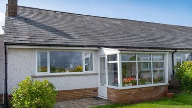 bungalow with a uPVC double glazed porch