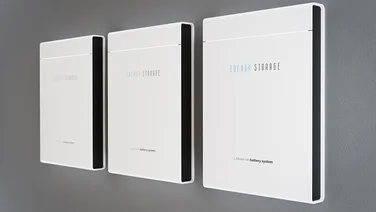 Concept image of home storage battery