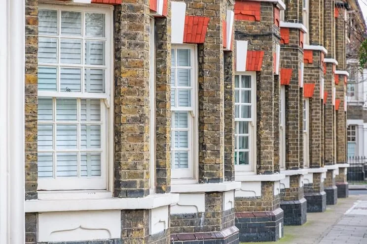 Sash windows on terraced properties