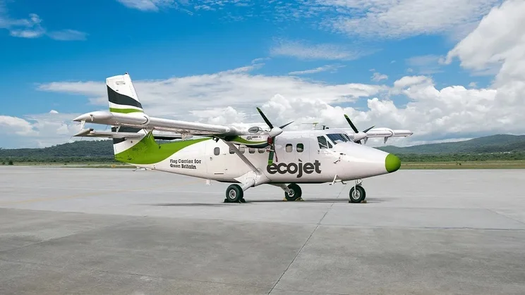 An Ecojet plane